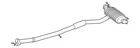 Genuine Mercedes-benz Exhaust Muffler 156-490-18-81 New. Price: $442.79.