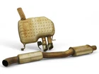 12-15 Bmw X1 E84 2.0L SDRIVE28 Exhaust Muffler Silecner Pipe Rear 7640372 Oem Used. Price: $367.49.