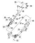 Genuine Mopar Exhaust Muffler 68090903AB New. Price: $462.91.