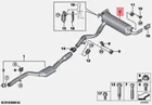Genuine Bmw Rear Muffler 18-30-7-933-843 New. Price: $399.99.
