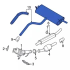 Genuine Ford Muffler LX6Z-5A289-BB New. Price: $533.60.