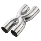 Lcgp Universal 2.5" In/out Crossover Pipe 12" Length Stainless Steel Exhaust New. Price: $73.77.