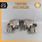 15-18 Porsche Macan 95B Turbo Exhaust Left & Right Muffler Tips Set W/ Valve Oem Used. Price: $569.23.