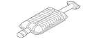 Genuine Mazda Exhaust Muffler L364-40-100A New. Price: $72.58.