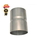 Elifecenter Id 2-1/2" To Stainless Seel Exhaust Coupler 2.5", Silver New. Price: $14.50.