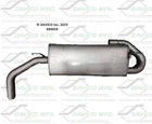 Exhaust Muffler Fits 2005 2006 Chevrolet Equinox New. Price: $193.72.