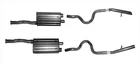 94-95 Mustang Ap Muffler Dual Exhaust System With Polished Stainless Tail Pipes New. Price: $428.00.