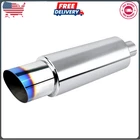 Evil Energy 2" Exhaust Muffler, Inlet (od) 3" Outlet Stainless Steel New. Price: $55.49.