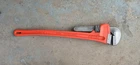 Ridgid 31045 60 Inch Heavy Duty Straight Pipe Wrench Cast Iron 8 Jaw Used. Price: $349.00.