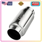 Upower 3IN Exhaust Resonator 9IN Straight Through Stainless Muffler New. Price: $45.59.