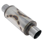 Black Widowmaker Ss Oval Gray Exhaust 2.5 Inch Muffler Universal BW0012-35 New. Price: $133.92.