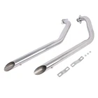 Stainless Steel Exhaust Muffler Pipes System For Honda Shadow Steed Vlx 400 600 New. Price: $223.86.