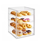 Pastry Display Case Bread Box Acrylic Donut Cake Pie Cabinet Dessert Muf... New. Price: $39.19.
