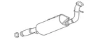 Genuine Gm Rear Muffler 84964235 New. Price: $475.05.