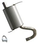 Stainless Steel Exhaust Muffler Fits: 2001 - 2010 Chrysler Pt Cruiser 2.4L New. Price: $140.81.