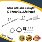 Exhaust Muffler & Res. Assembly For 1997-2001 Honda Cr-v 2.0L Fast Dispatch New. Price: $162.60.