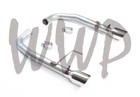 2.5" Stainless Dual Axle-back Exhaust Kit No Muffler 15-17 Ford Mustang Gt 5.0L New. Price: $79.95.