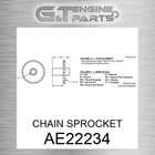 AE22234 Chain Sprocket Fits John Deere (surplus Open Box) New. Price: $133.39.