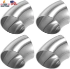 Autohaux Pcs Od 2.5 Inch 45 Degree SS304 Stainless Steel Bend Tube Exhaust New. Price: $33.57.