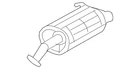 Genuine Honda Exhaust Muffler 18307-SXS-A11 New. Price: $579.21.