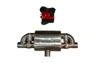 Valvetronic UVM.63MM.TSTYLE.X1 T-style Universal Muffler Single Inlet Dual 2.5" New. Price: $499.99.