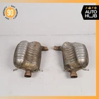 10-11 Mercedes W207 E550 Exhaust Mufflers Right And Left Set Oem Used. Price: $286.35.