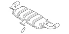 Genuine Mazda Exhaust Muffler PYL640100B New. Price: $399.07.