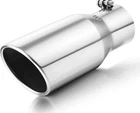 A-karck Exhaust Tip 3.5 Inch Inlet, Outlet 12" Long Stainless Steel New. Price: $33.95.