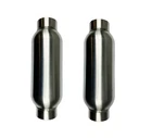 2.5" Inlet / Outlet Exhaust Muffler 12" Length Resonator Ss Pair Of New. Price: $66.96.