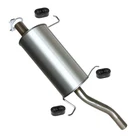 Stainless Steel Rear Muffler Fits: 1997-2002 Ford Escort 97-99 Tracer 2.0L Sedan New. Price: $101.81.