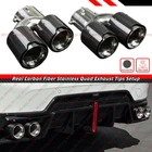 For Bmw M240I M440I M550I Z4 M40I Carbon Fiber Stainless Steel Quad Exhaust Tip New. Price: $205.99.