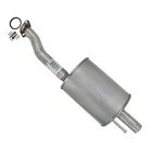 Stainless Steel Rear Exhaust Muffler Fits: 2006-2011 Honda Civic 2.0L New. Price: $115.81.