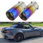2XFOR Mazda MX-5 Miata Club Exhaust Pipe Tip Rear Tail Throat Muffler Stainless New. Price: $56.99.