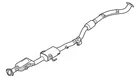 Genuine Mazda Converter & Pipe PYBH-20-55XA New. Price: $1916.33.