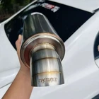 K-tuned Turndown Muffler 304 Stainless Steel Straight Through Performance New. Price: $148.53.
