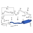 For Toyota Tacoma 2024-2026 17430AK010 Exhaust Tail Pipe New. Price: $316.79.