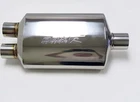 Obx Oval Muffler Center Dual Out Stainless 3/8" Inlet New. Price: $99.99.
