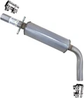 Stainless Steel Direct Resonator Pipe Fits: 2006-2010 Volkswagen Beetle 2.5L New. Price: $94.81.