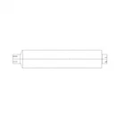 04-21774-005 Exhaust Muffler Dn MFM08 0539 Flow For Freightliner New. Price: $1633.12.