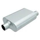 Exhaust Muffler Aluminized Steel Oval Gray 2.5" Center Id, New. Price: $66.00.