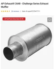Ford F-250 Super Duty 08-10 Ap Exhaust 2648 Challenge Series Muffler New. Price: $49.99.