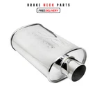 Dc Sports Unrestricted Universal Oval Muffler 2.5" Inlet 3" Outlet New. Price: $75.99.