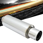 Megan MR-MU-N1 Metallic M-N1 Turbo Weld On Muffler Silver Chrome Silencer New. Price: $114.04.