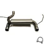 Stainless Steel Axle-back Rear Exhaust Muffler Fits: 2007-2017 Jeep Wrangler New. Price: $159.81.