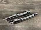 Mac 18" 1.75" Id Mechanical Baffle Motorcycle Muffler Slash Cut Chrome Slip-ons New. Price: $219.99.
