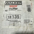 Exhaust Muffler-trufit Universal Walker 18135 New. Price: $45.99.
