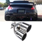 For Nissan 370Z 350Z Rear Car Dual Exhaust Muffler Tip Throat Tailpipe New. Price: $154.43.