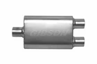 Gibson 55189S Universal Performance Muffler Oval 3" Center In / 2.5" Dual Out New. Price: $303.39.
