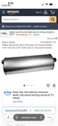 Walker Quiet-flow Ss 21478 Direct Fit Exhaust Muffler 2.25" Inlet (id) New. Price: $65.00.