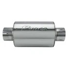 Pypes M-80 Series 304 Exhaust Muffler Ss Round Silver 3" Center New. Price: $140.79.